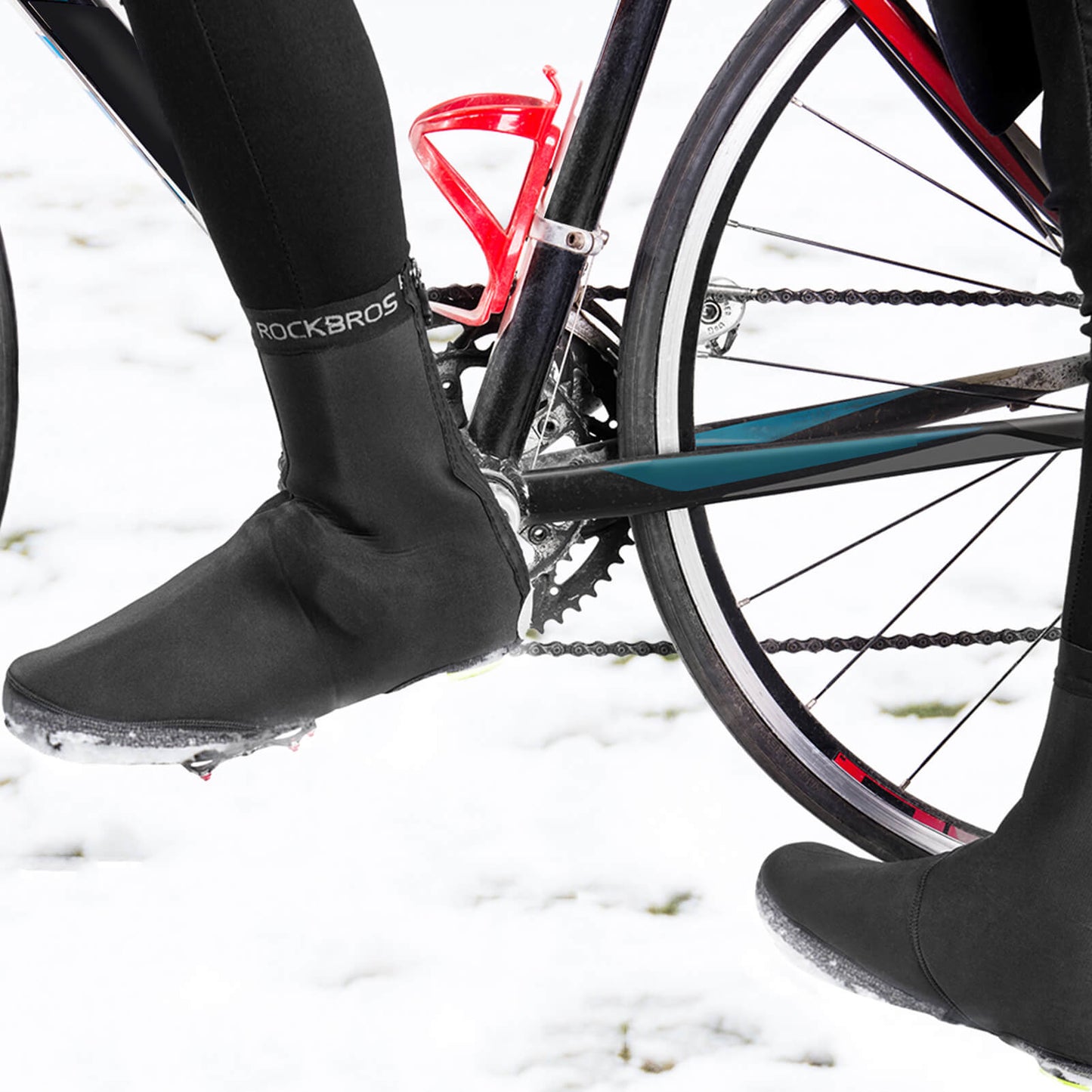 Waterafstotende fietsoverschoenen, winddichte schoenovertrekken, ROCKBROS