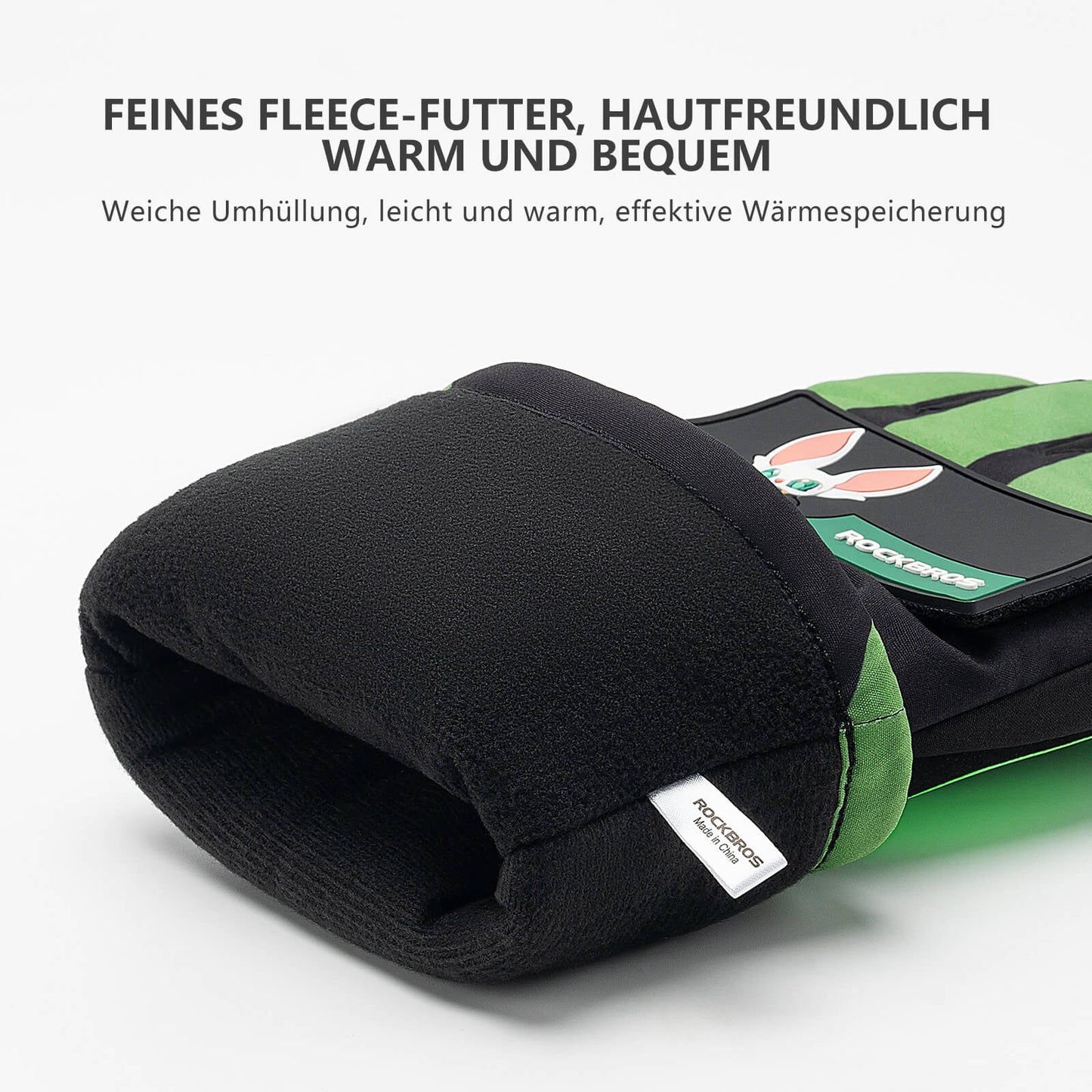 Verwarmde fietshandschoenen voor de winter, 3 warmtestanden, maten M-XL, ROCKBROS