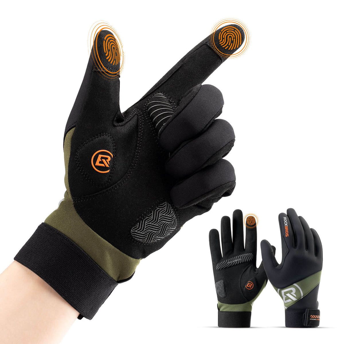 ROCKBROS Herfst Fietshandschoenen Touchscreen-compatibel