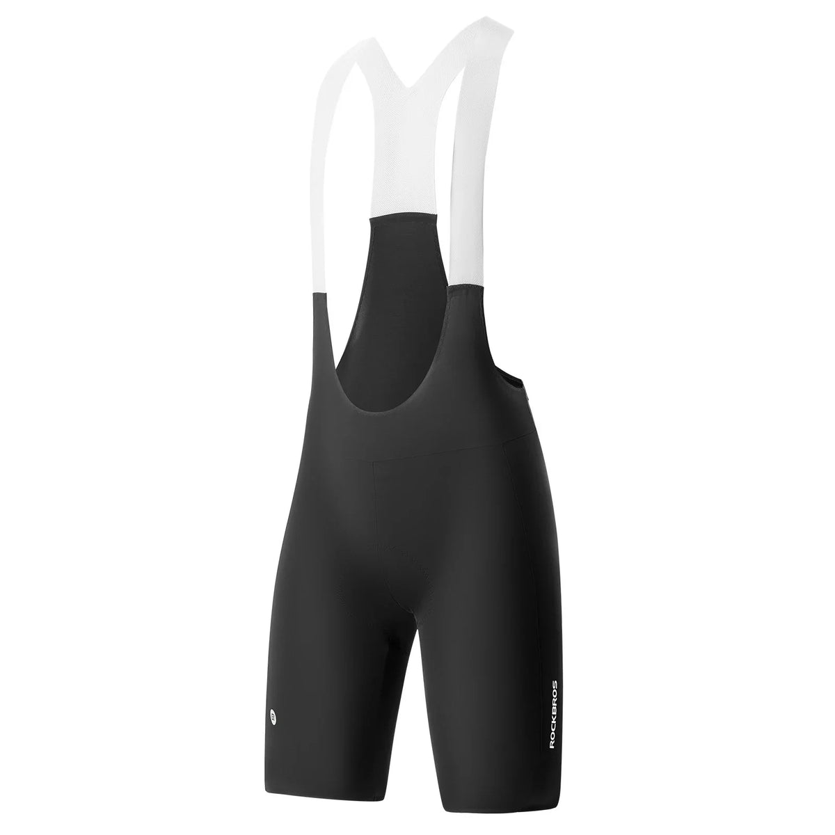 ROCKBROS Fietsbroek Heren Gevoerd, Korte Fietshandschoenenbroek, Bib Shorts met Bretels, Wielrenner Broek met Bretels