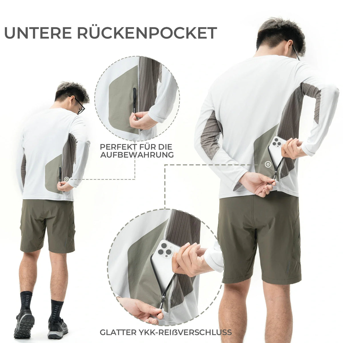 ROCKBROS Fietsshirt Wielershirt Langarm Heren