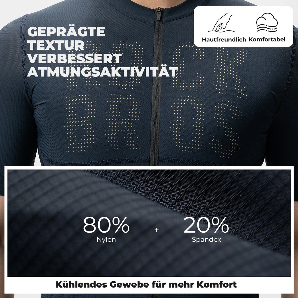 ROCKBROS Fietstrui Korte Mouw Heren, Ademend snel drogend racefiets trui