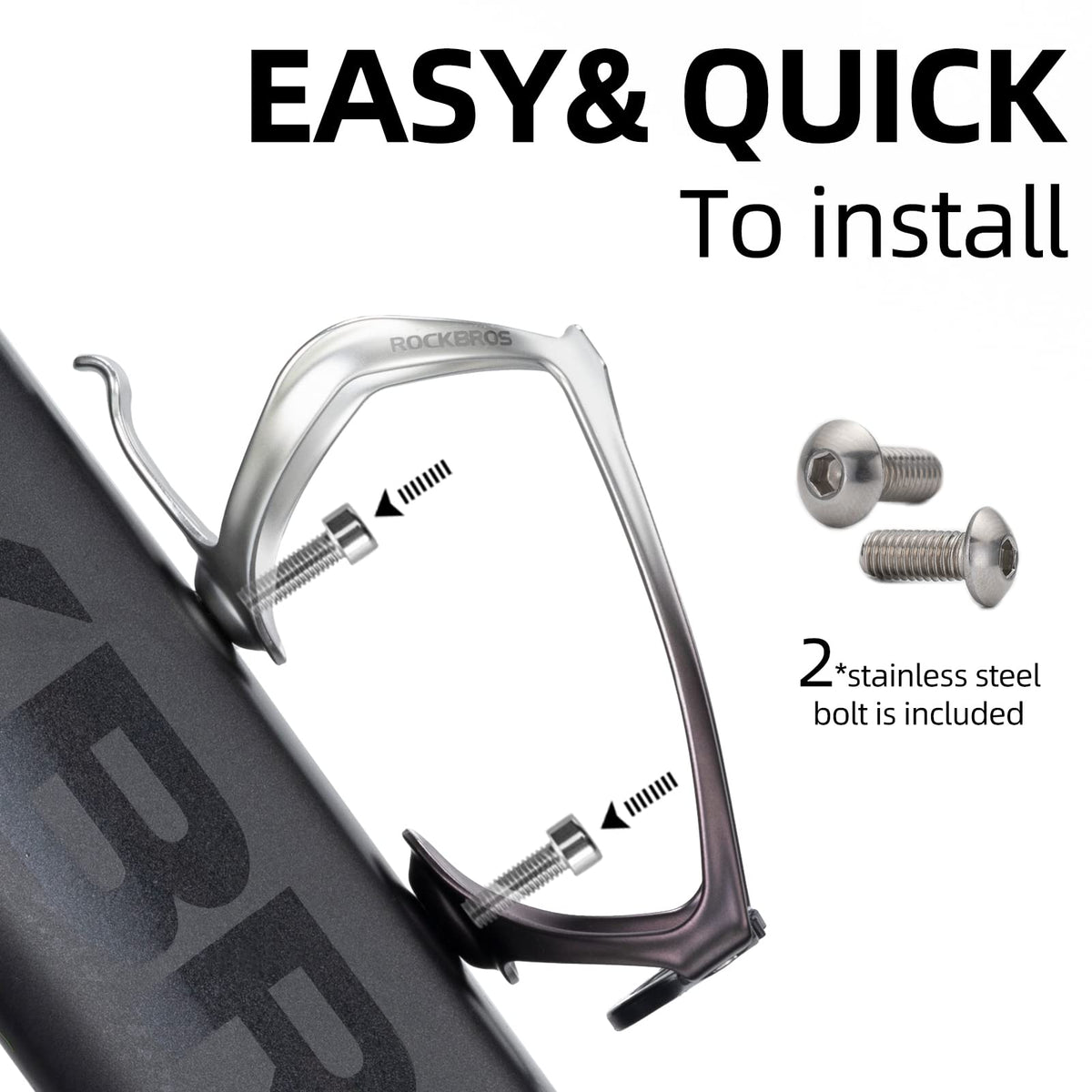 ROCKBROS Fiets Fleshouder van Aluminium Licht