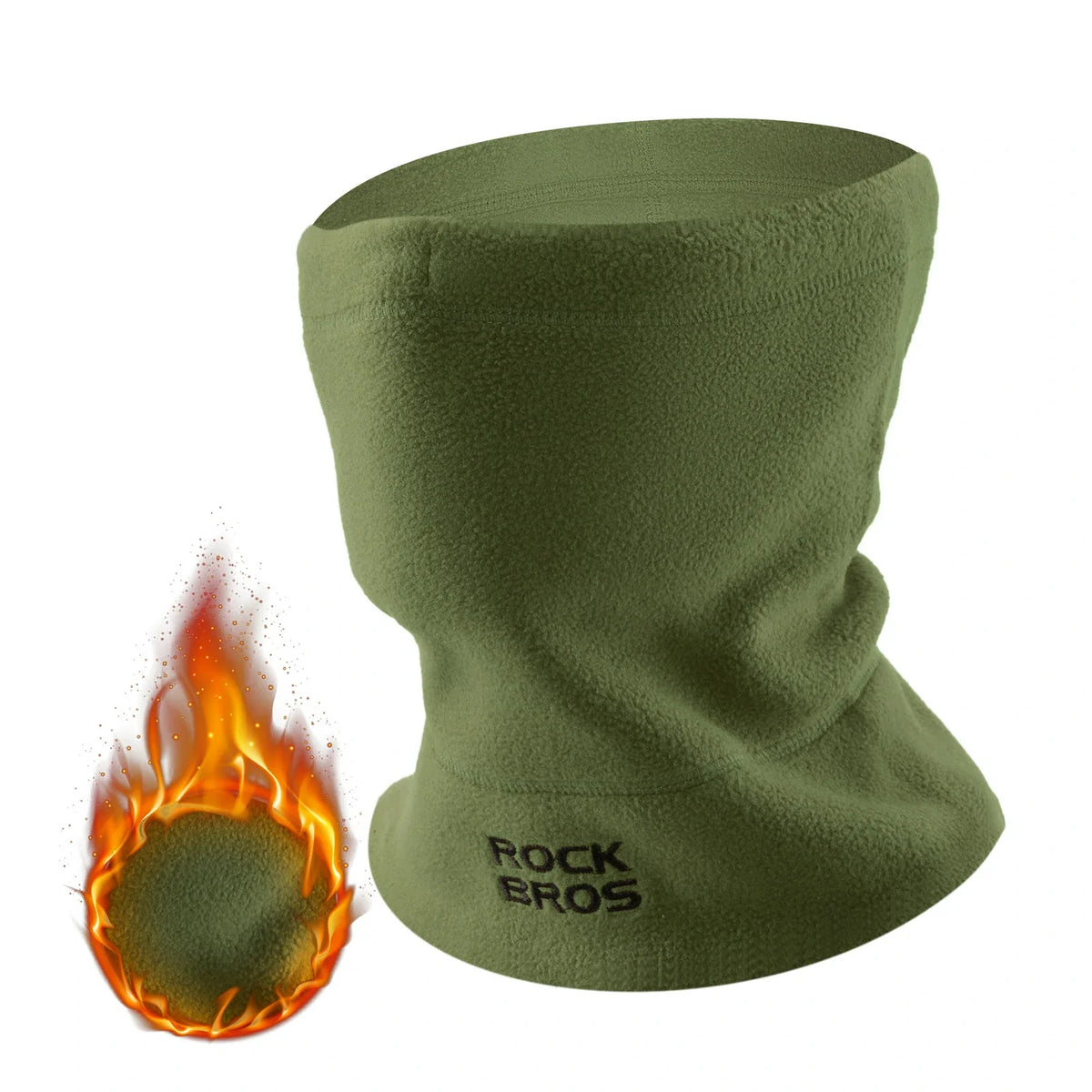 ROCKBROS Winter Tuberndoek Fleece Halswarmer, Winddicht Multifunctioniedoek
