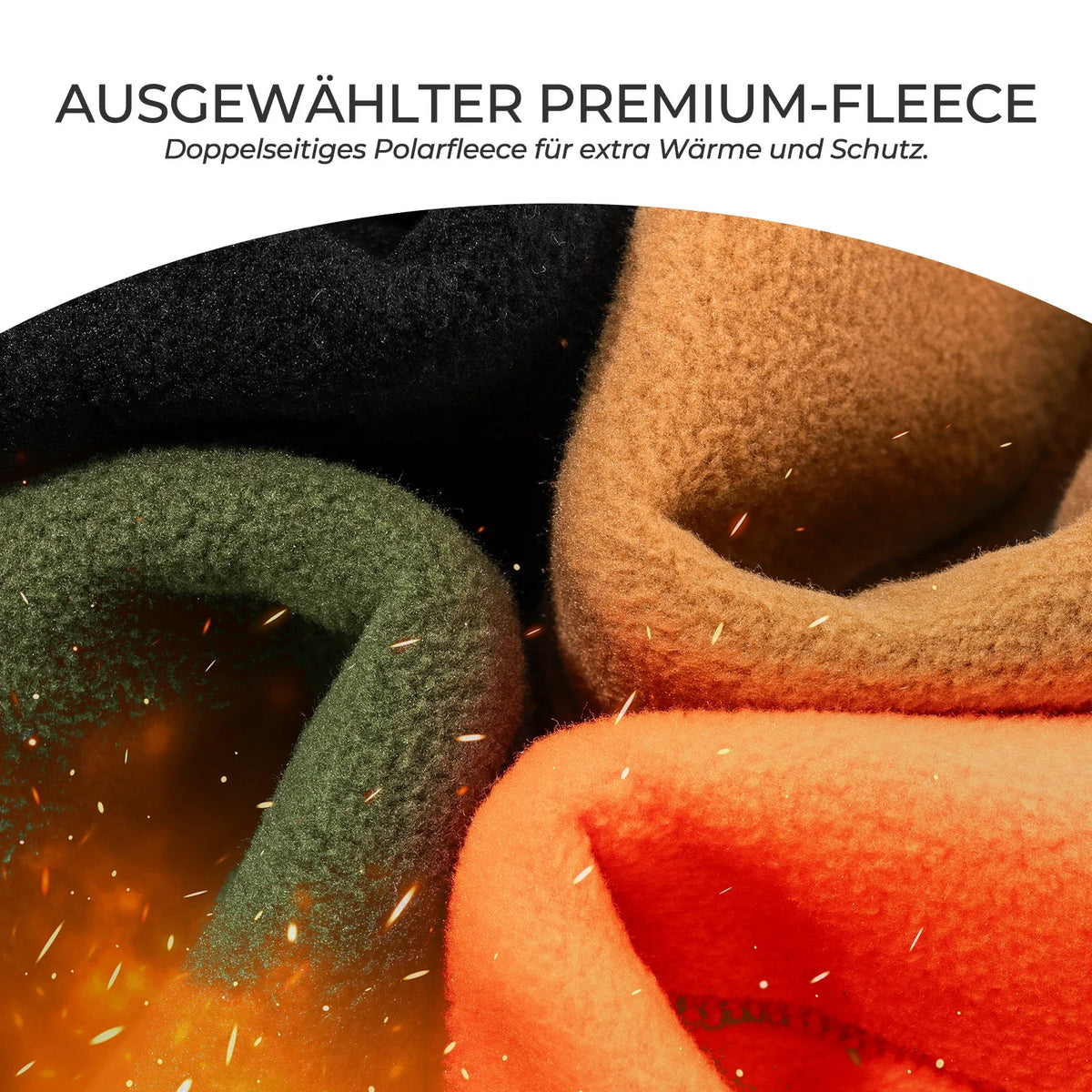 ROCKBROS Winter Tuberndoek Fleece Halswarmer, Winddicht Multifunctioniedoek