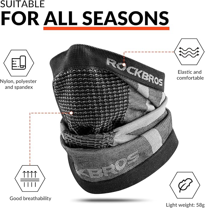ROCKBROS Bivakmuts Winter Skimaske & Multifunctionele sjaal