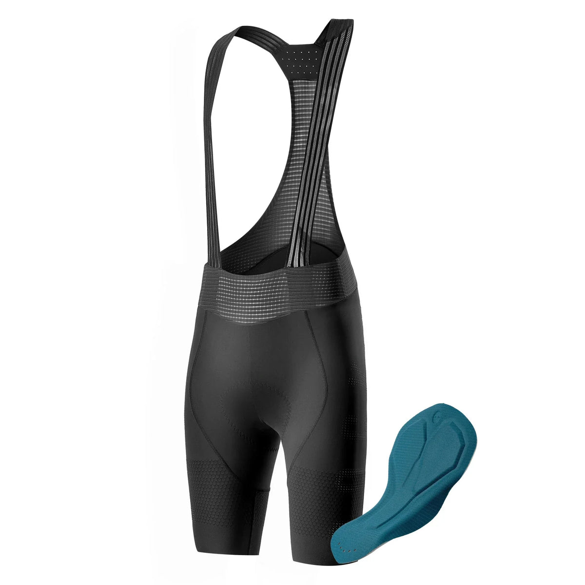 ROCKBROS Fietsherenbroek met riemen met elastisch 4D ergonomisch zitkussen