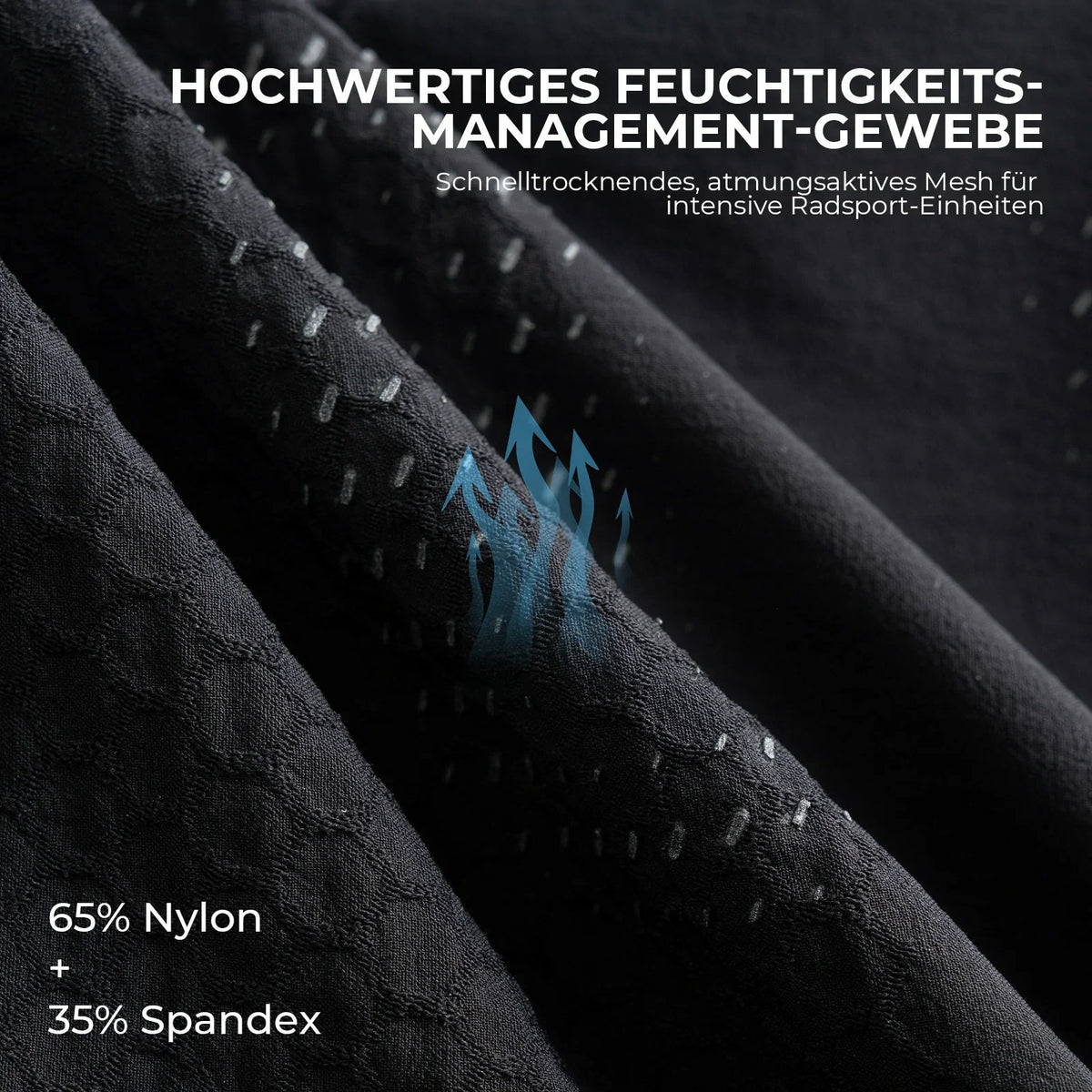 ROCKBROS Fietsherenbroek met riemen met elastisch 4D ergonomisch zitkussen