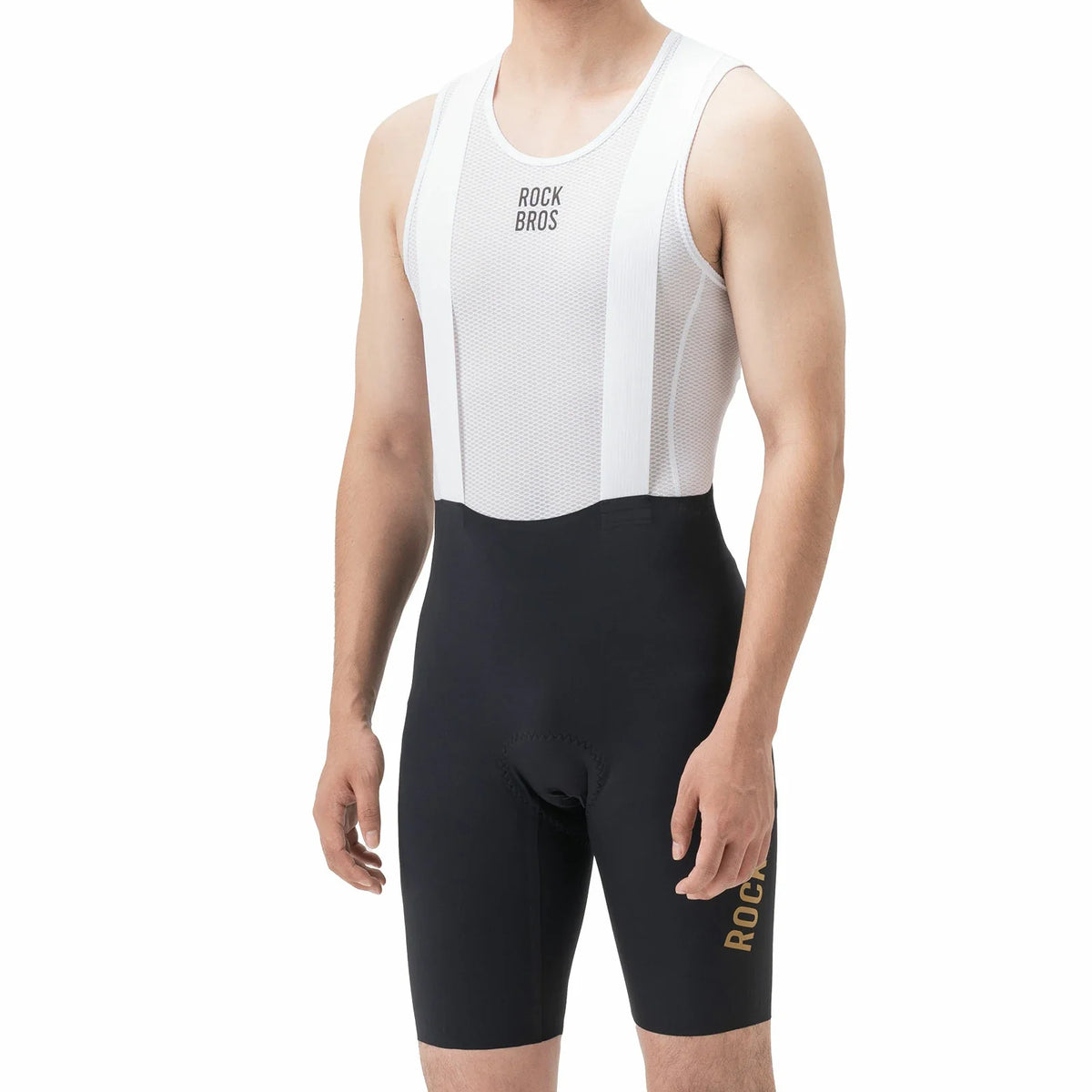 ROCKBROS Bibshort Fietshoes met Zitkussen Heren, Naadloos Ademend