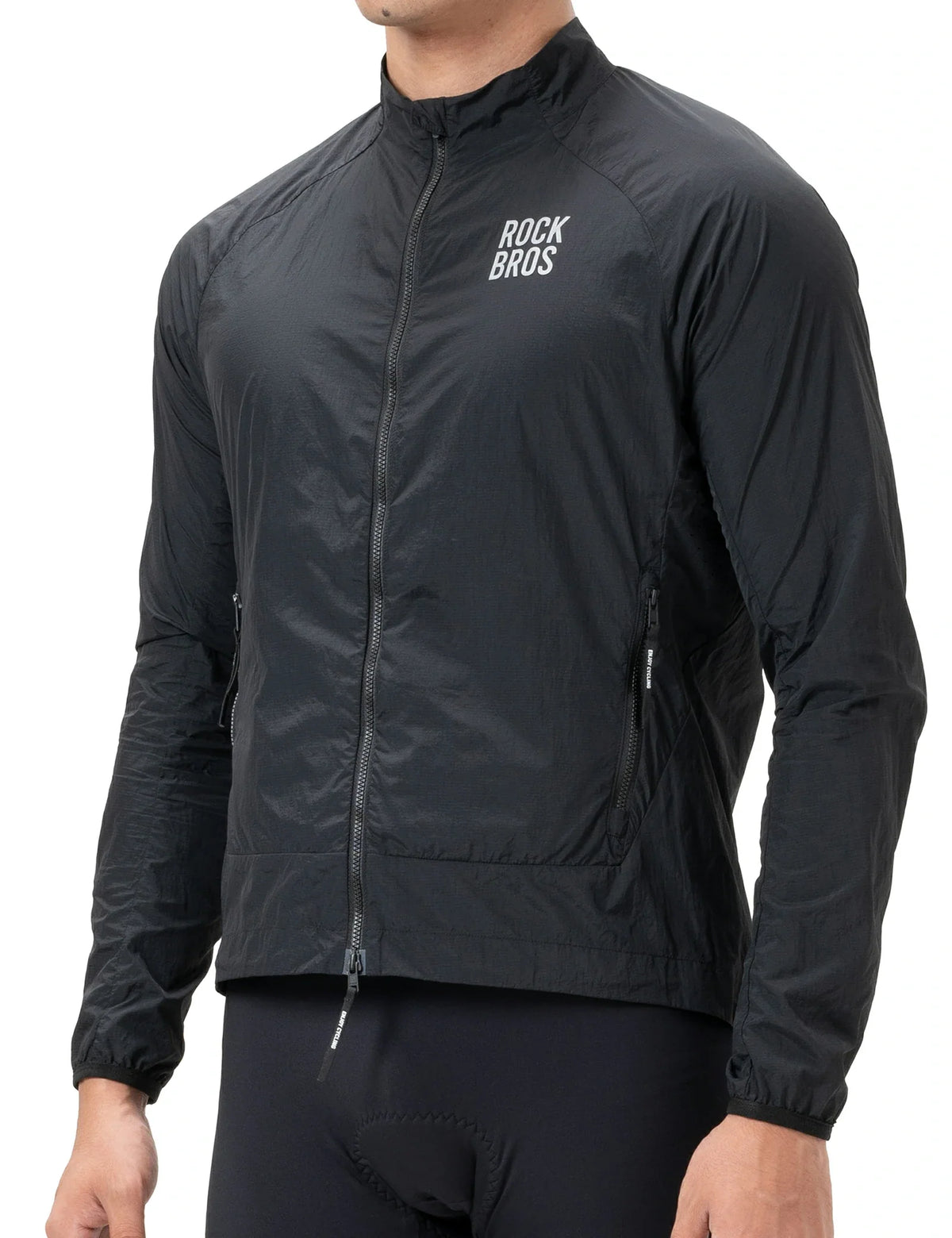 ROCKBROS Winddichte Fietjas, Licht Ademend Snel Droog Windbreaker, Opvouwbaar