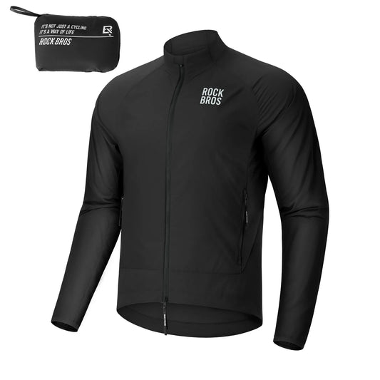 ROCKBROS Winddichte Fietjas, Licht Ademend Snel Droog Windbreaker, Opvouwbaar