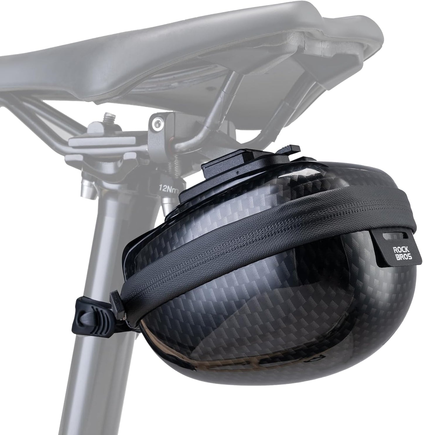 ROCKBROS hardshell zadeltas fietstas zadeltas met snelsluiting 0,4L