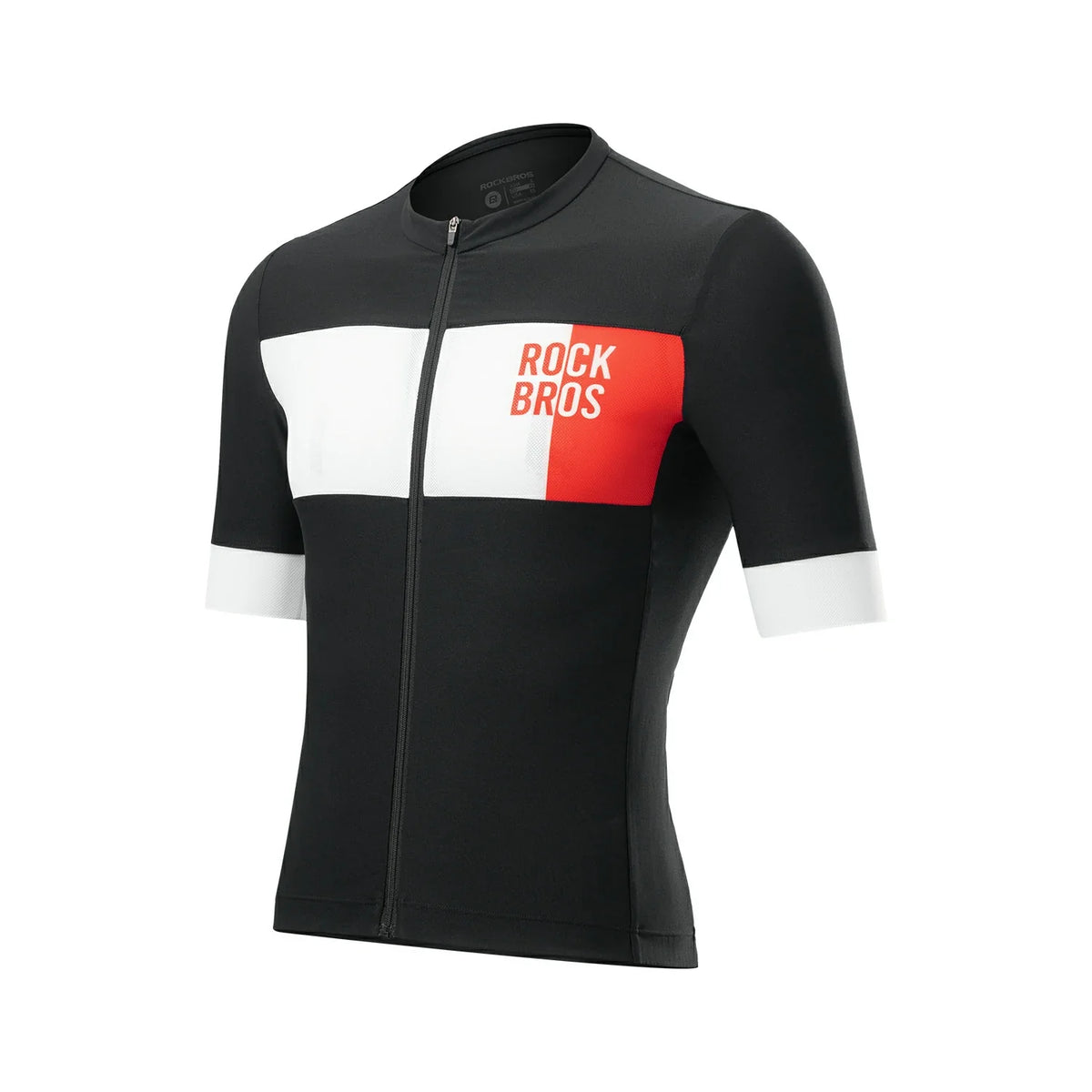 ROCKBROS Heren Fietstrui Korte Mouw in Colorblock-Design