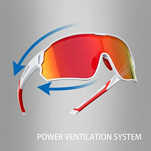 ROCKBROS Gepolariseerde sportbril voor fietsers (UV-bescherming)