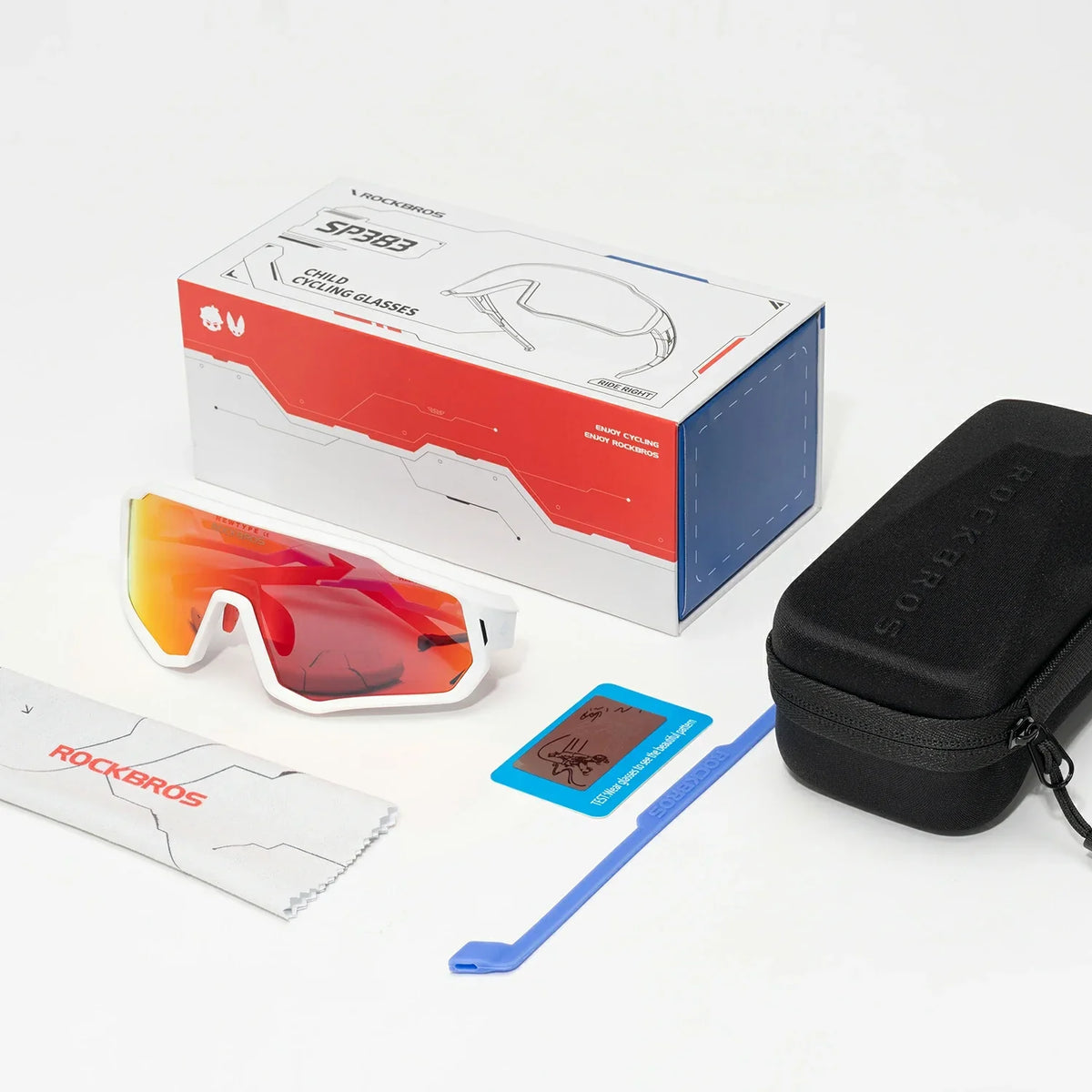 ROCKBROS Kinder Zonnebril voor de Fiets - Gepolariseerd/Fotochromatisch met UV400 Bescherming