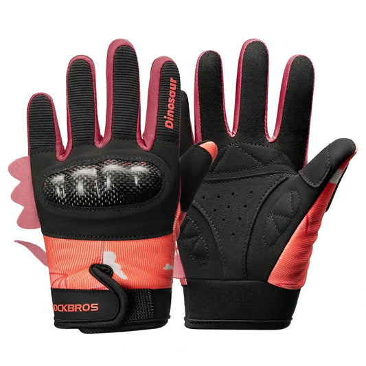 ROCKBROS Kinder fietshandschoenen met hele vingers en Hard Shell bescherming