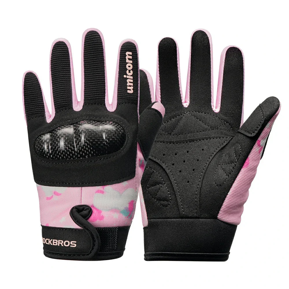 ROCKBROS Kinder fietshandschoenen met hele vingers en Hard Shell bescherming