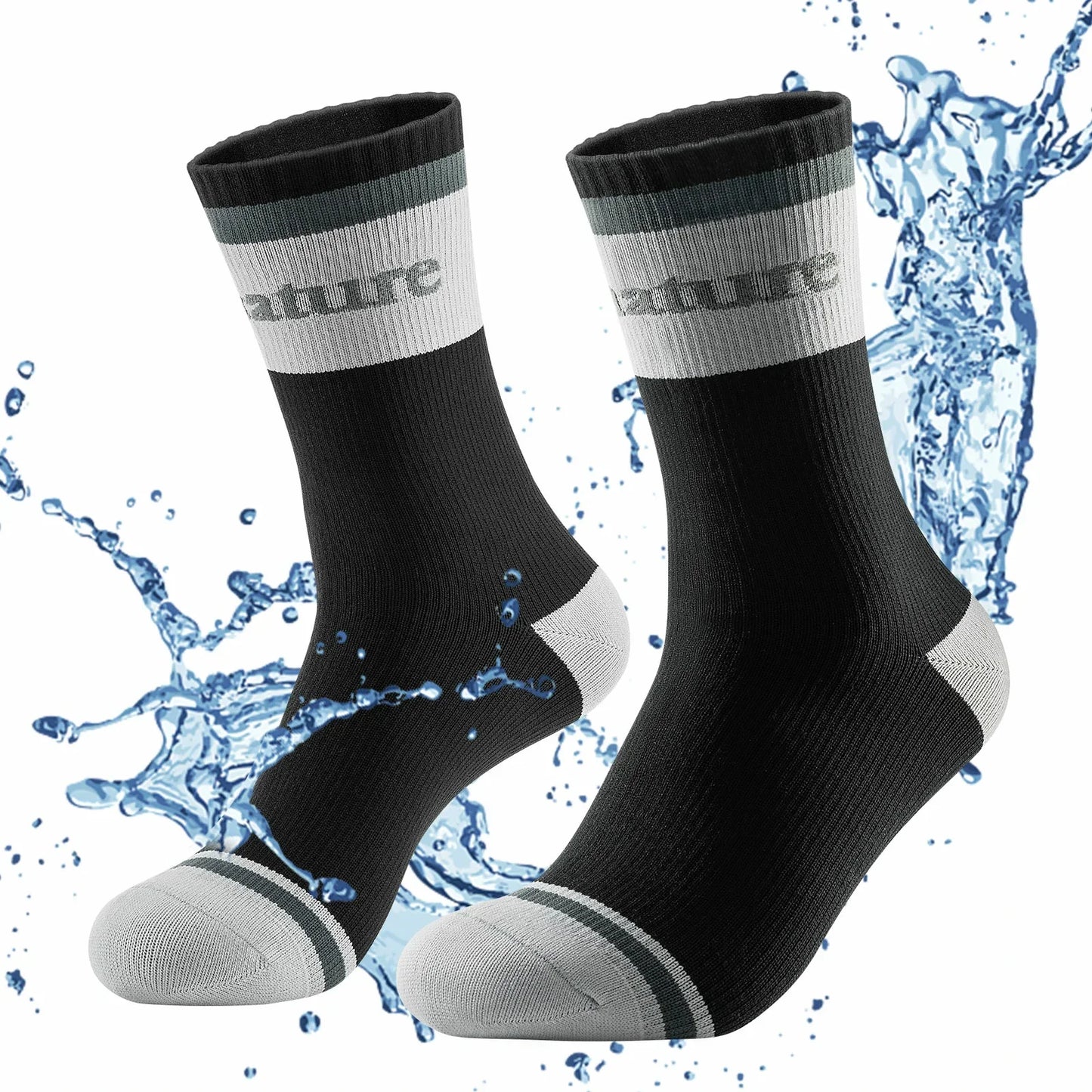 Waterdichte fietssokken, ademend, unisex, Quantature