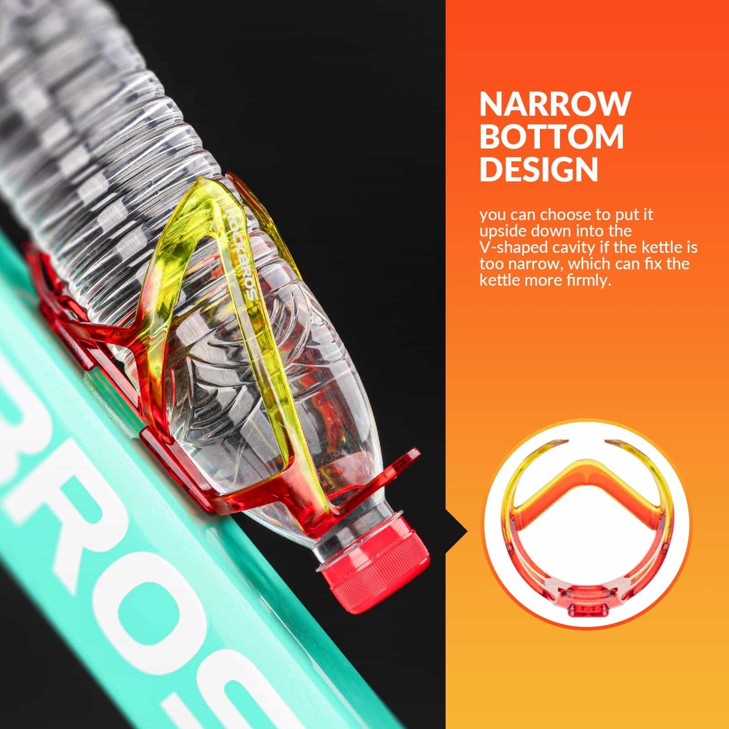 35g Lichtgewicht PC Fietsbidonhouder ROCKBROS