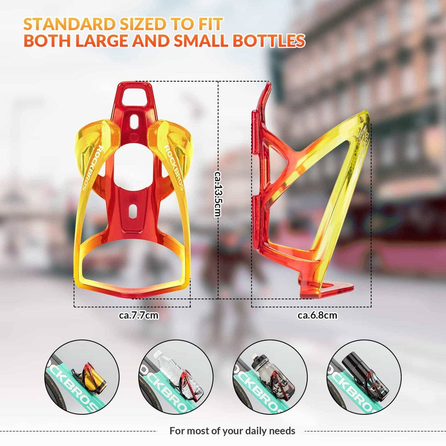 35g Lichtgewicht PC Fietsbidonhouder ROCKBROS