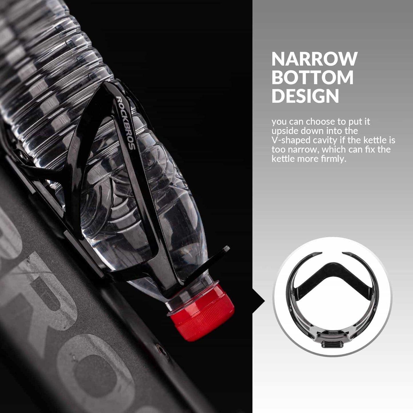 35g Lichtgewicht PC Fietsbidonhouder ROCKBROS