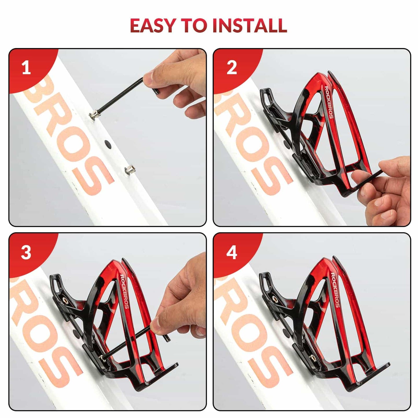 35g Lichtgewicht PC Fietsbidonhouder ROCKBROS