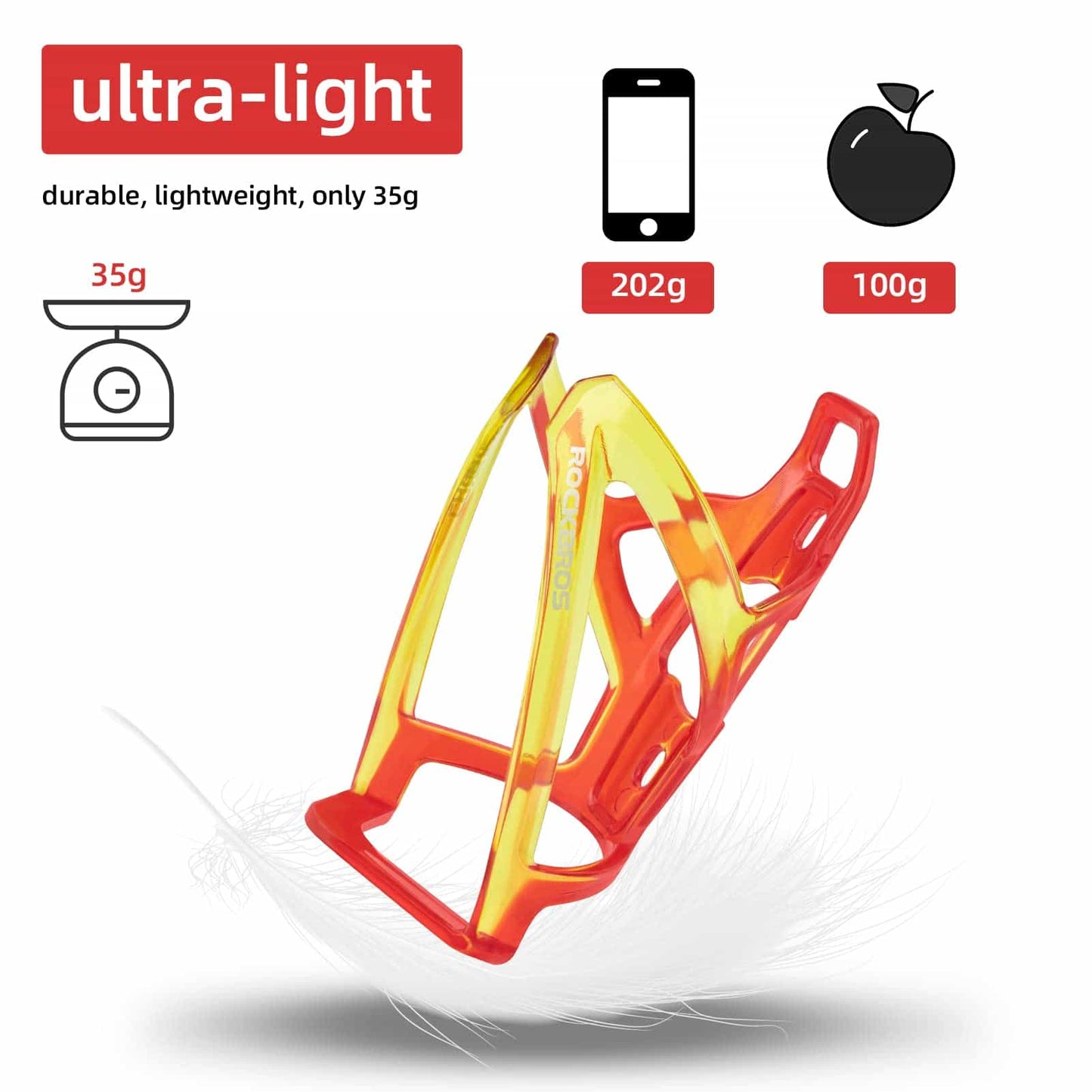 35g Lichtgewicht PC Fietsbidonhouder ROCKBROS