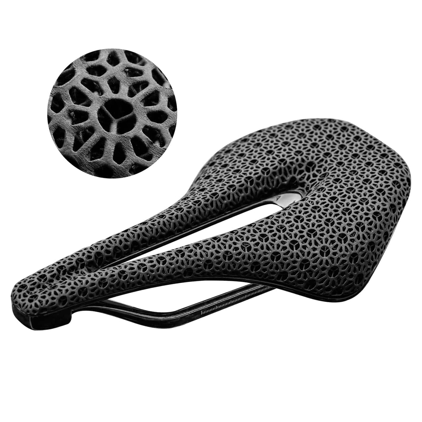 3D-geprint carbon racefietszadel, ultralicht, schokabsorberend, ergonomisch, ROCKBROS