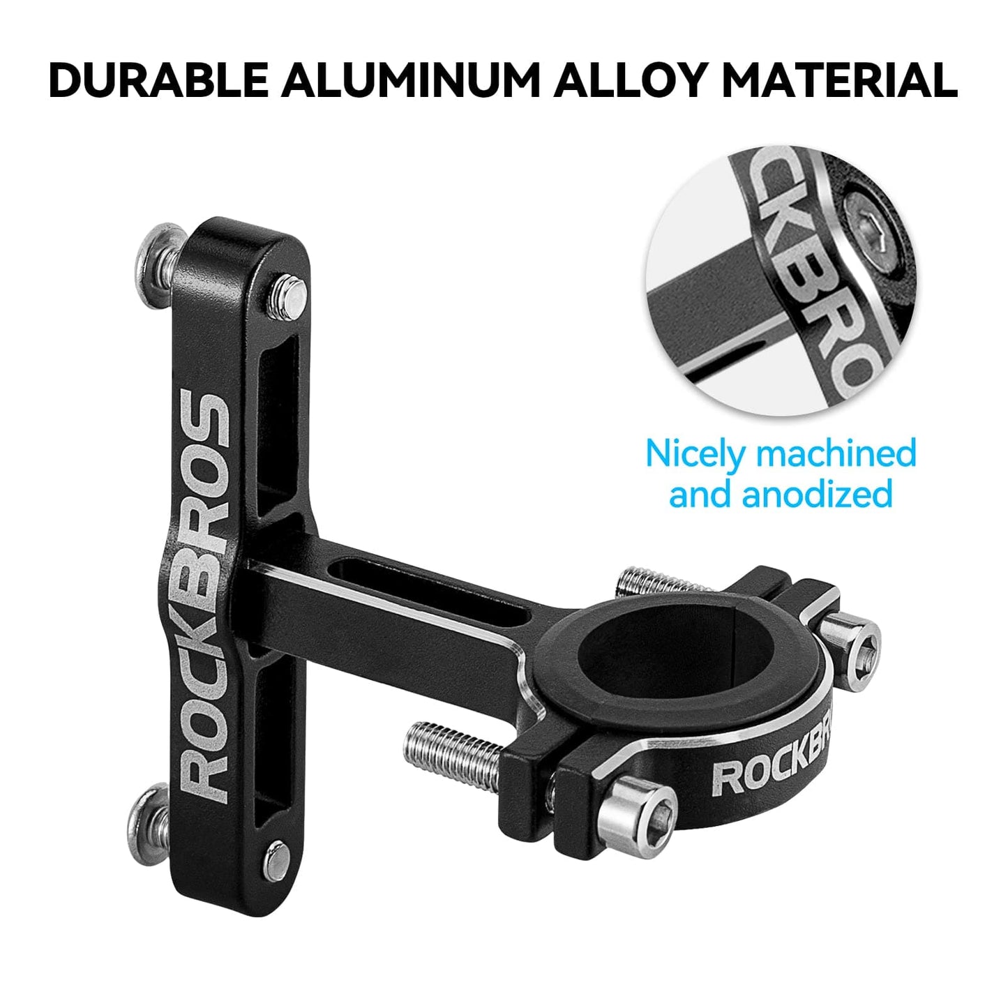 Universele aluminium bidonhouderadapter voor fietsen en motoren van ROCKBROS