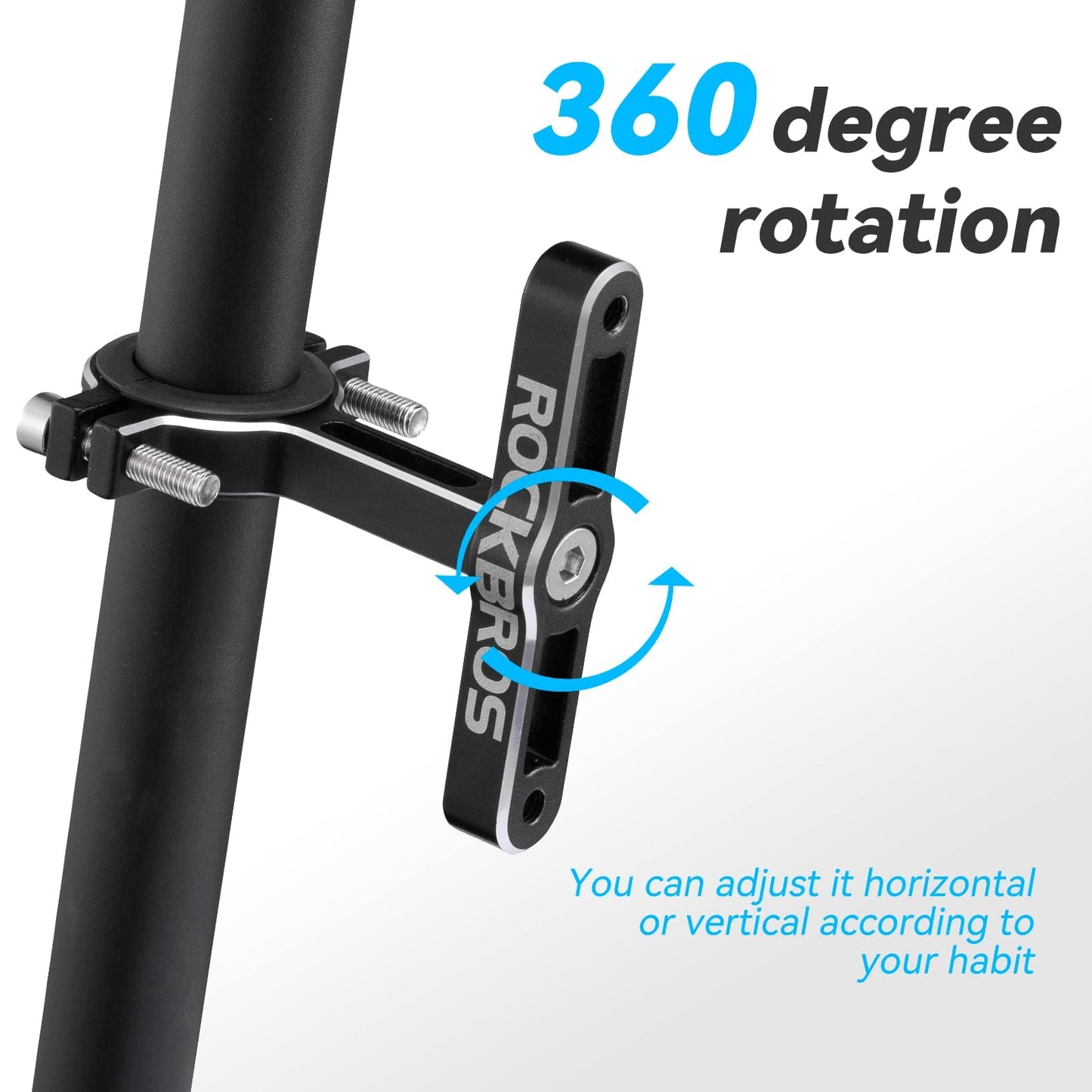 Universele aluminium bidonhouderadapter voor fietsen en motoren van ROCKBROS