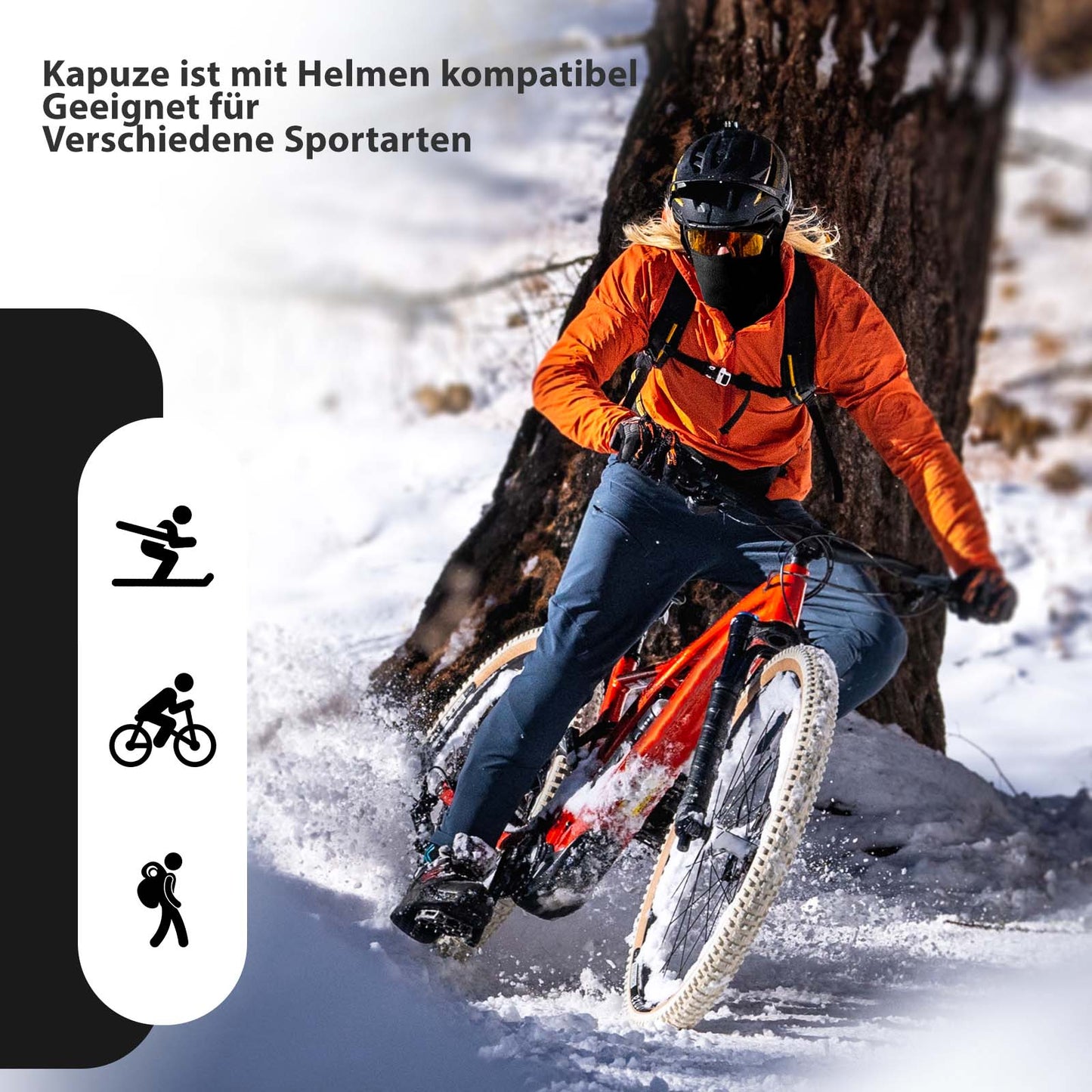 Balaclava Winter Ski Masker Warm Storm Masker Unisex One Size ROCKBROS