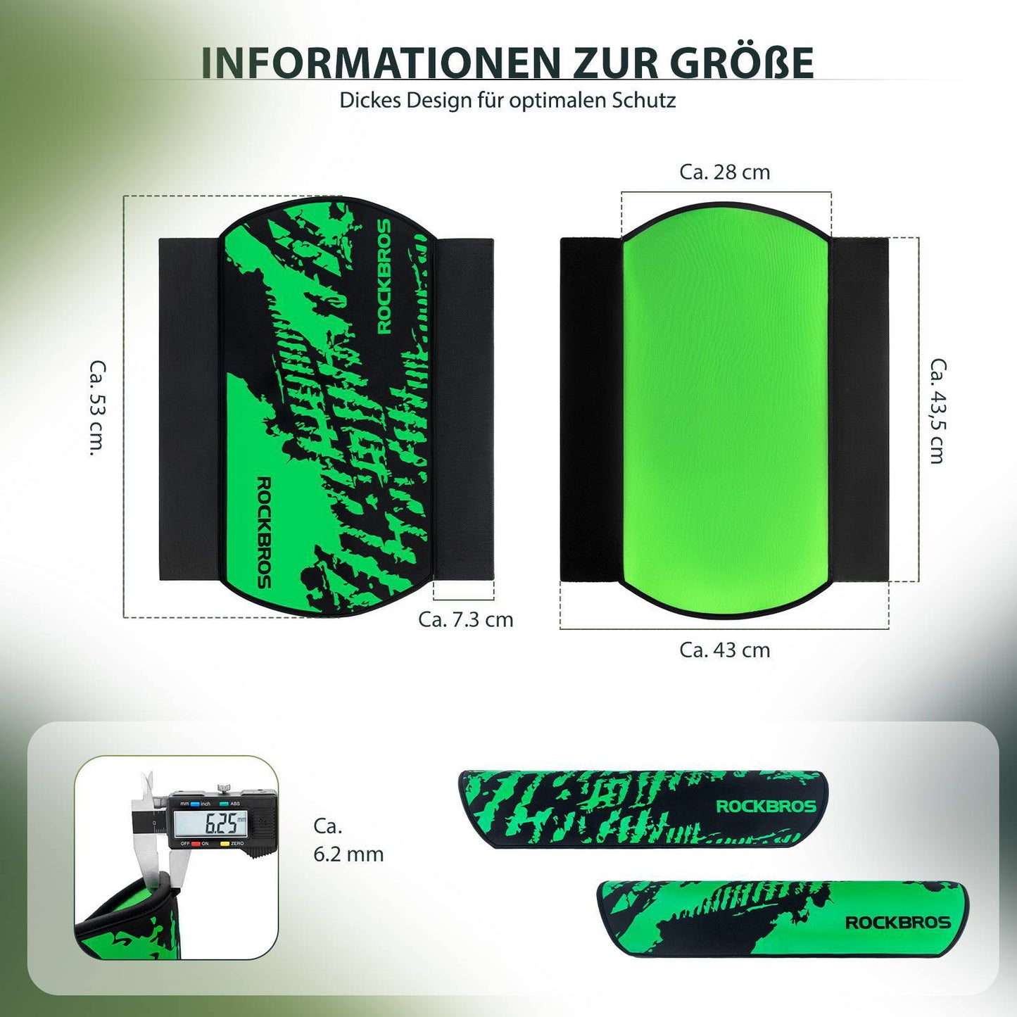 Lakbescherming voor e-bike accu's, ge?ntegreerd in het frame, bescherming tegen kou, ROCKBROS