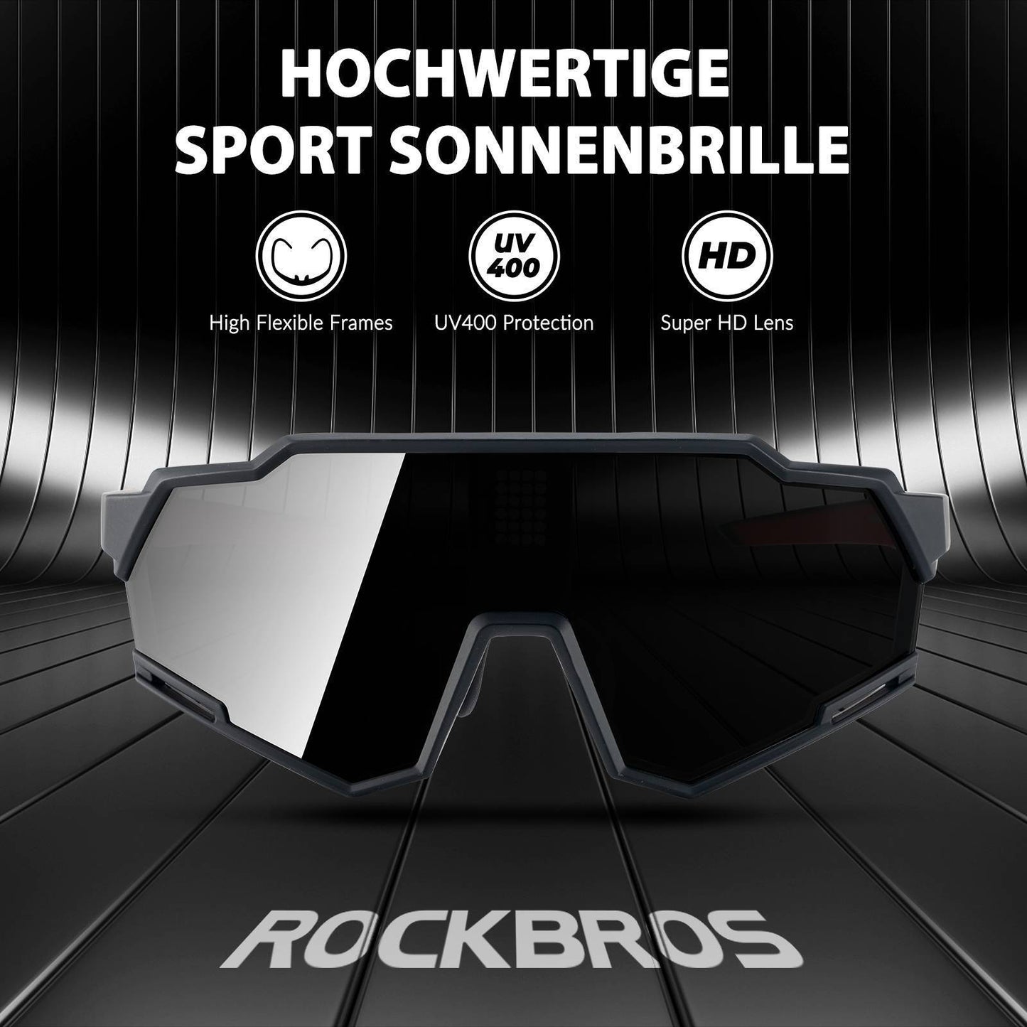 elektronische meekleurende brillen, slimme fietsbrillen ROCKBROS