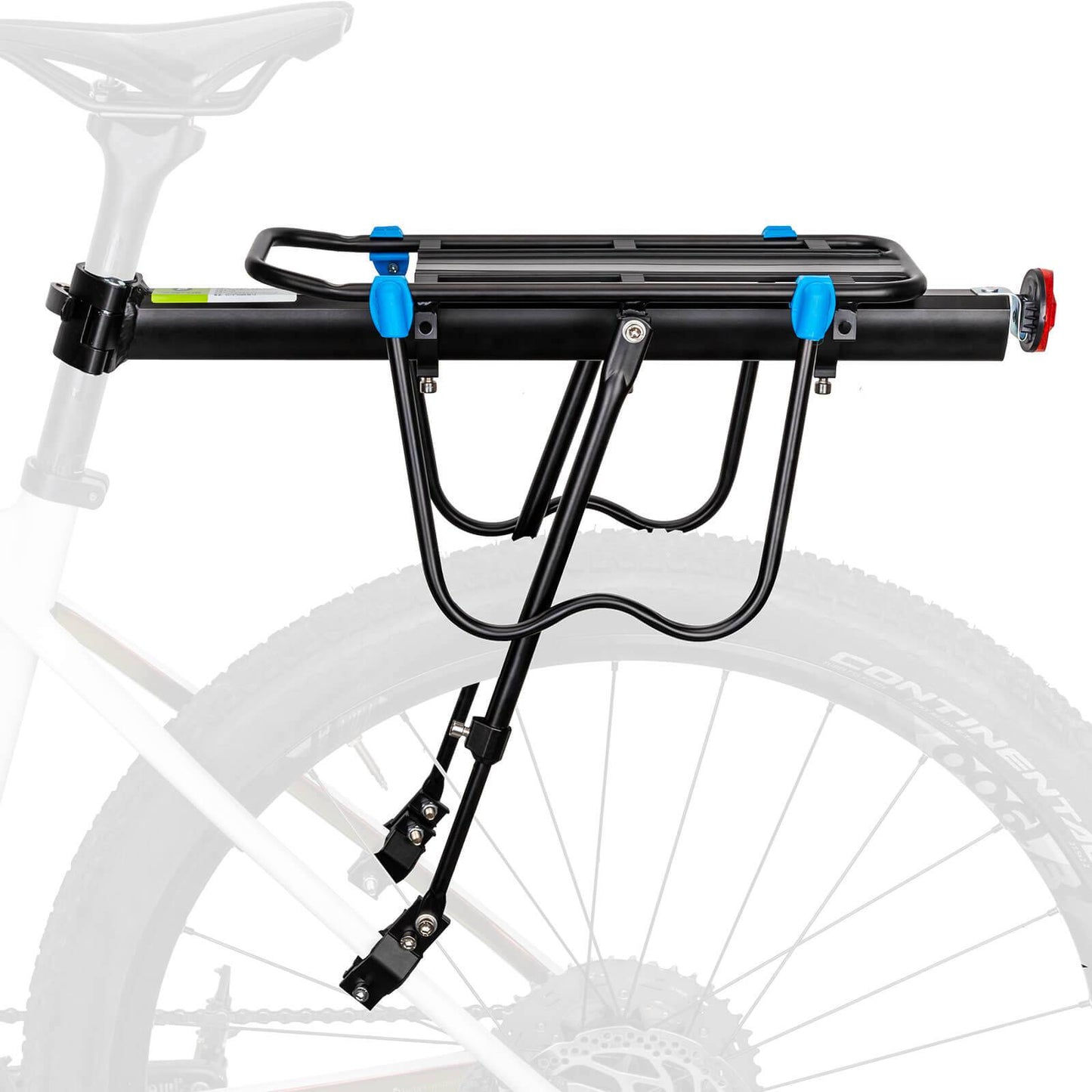 Fietsbagagedrager met reflector en snelsluiting, 24-29 inch, ROCKBROS