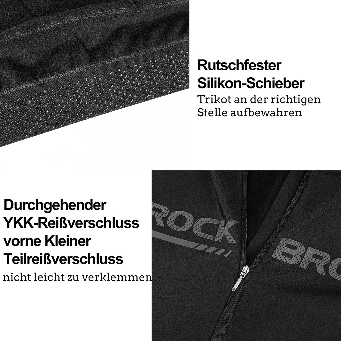 Winterfietsbroek, winddichte fietskleding, sportieve ROCKBROS