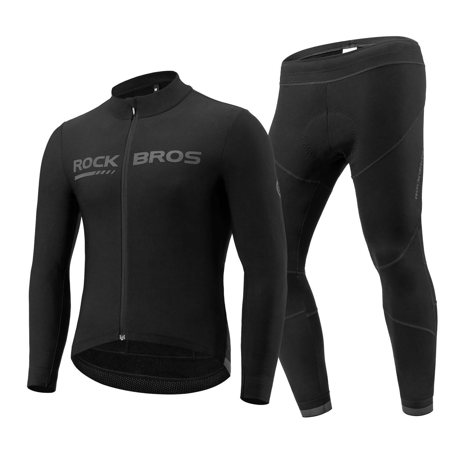 Fietsjas en -broek, winterpak, sportieve fietskleding, ROCKBROS