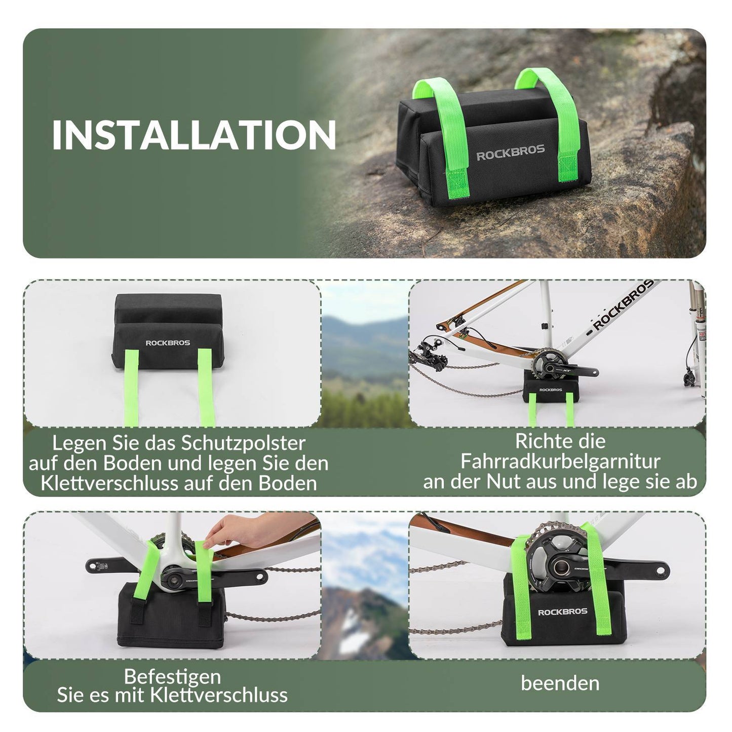 Fietskettingblad beschermpads fietsaccessoires universeel ROCKBROS