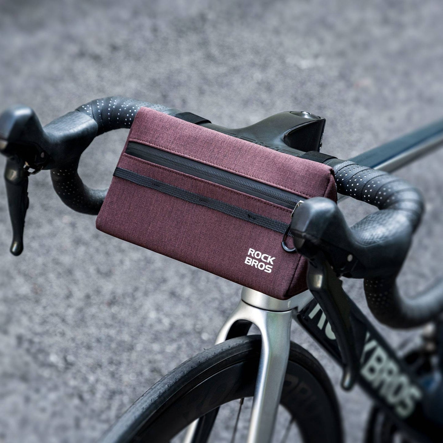 Fietsstuurtas, fietstas, fietsmand, 6 kleuren, ca. 1,3 liter, ROCKBROS