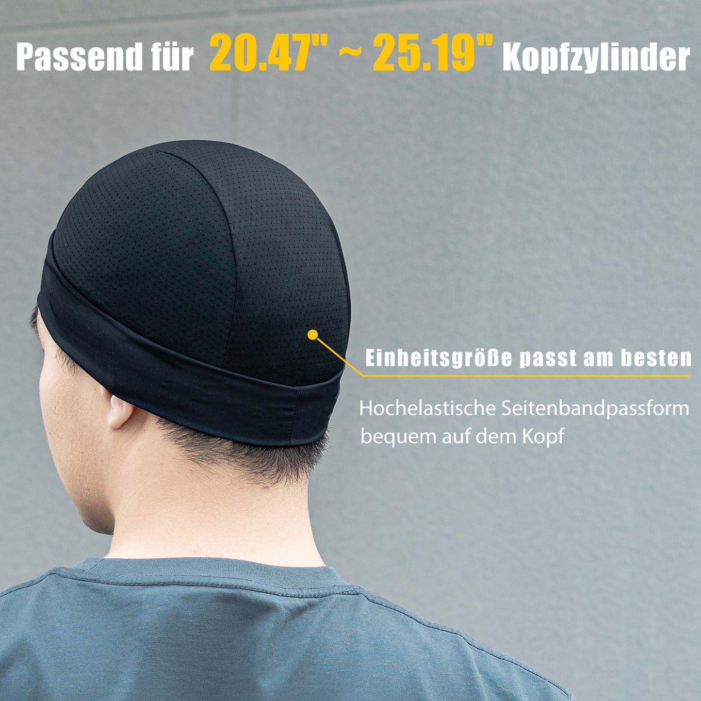 Zomerfietsmuts met UV-bescherming, hardloopmuts voor heren, maat 50-64 cm, ROCKBROS