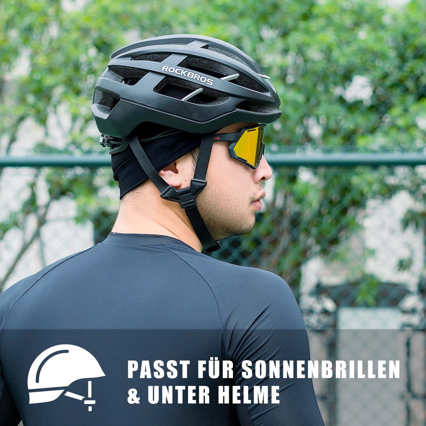 Zomerfietsmuts met UV-bescherming, hardloopmuts voor heren, maat 50-64 cm, ROCKBROS