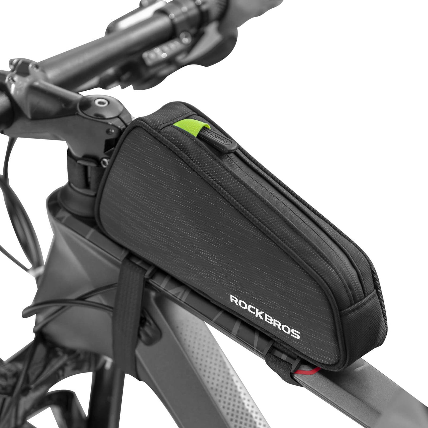 Fietstas voor op de bovenbuis/zadeltas 1,1 liter met interne vakken ROCKBROS