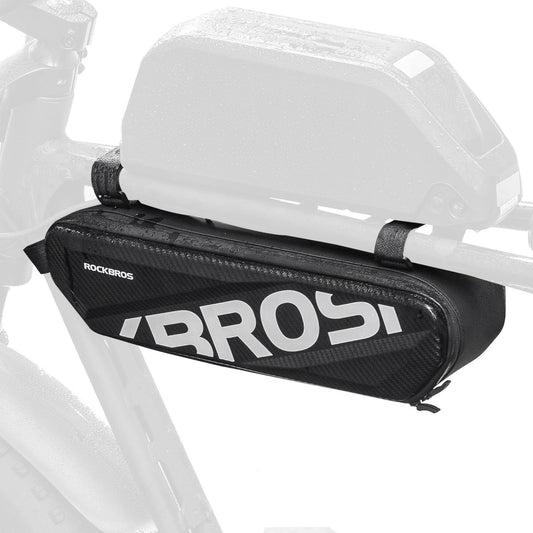Waterdichte fietstas voor op het frame, bovenbuis, 4,5 liter, zwart, ROCKBROS
