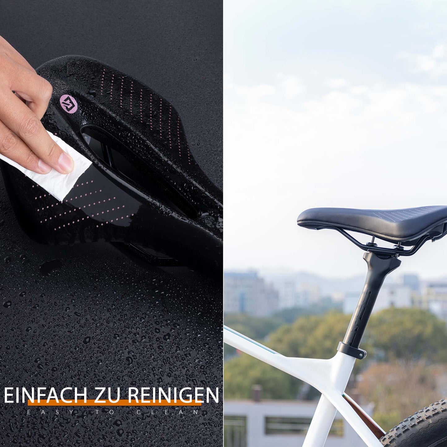 Ergonomisch schokabsorberend fietszadel voor unisex, ROCKBROS