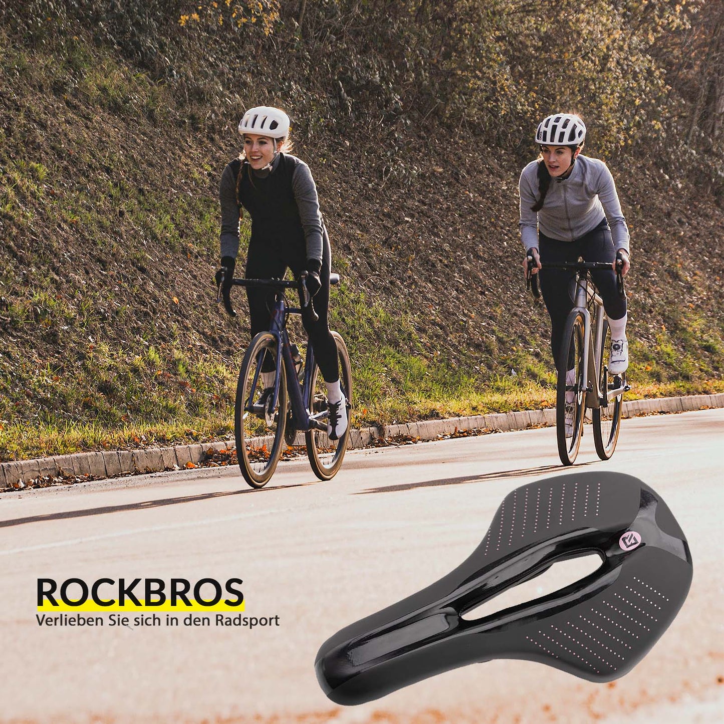 Ergonomisch schokabsorberend fietszadel voor unisex, ROCKBROS