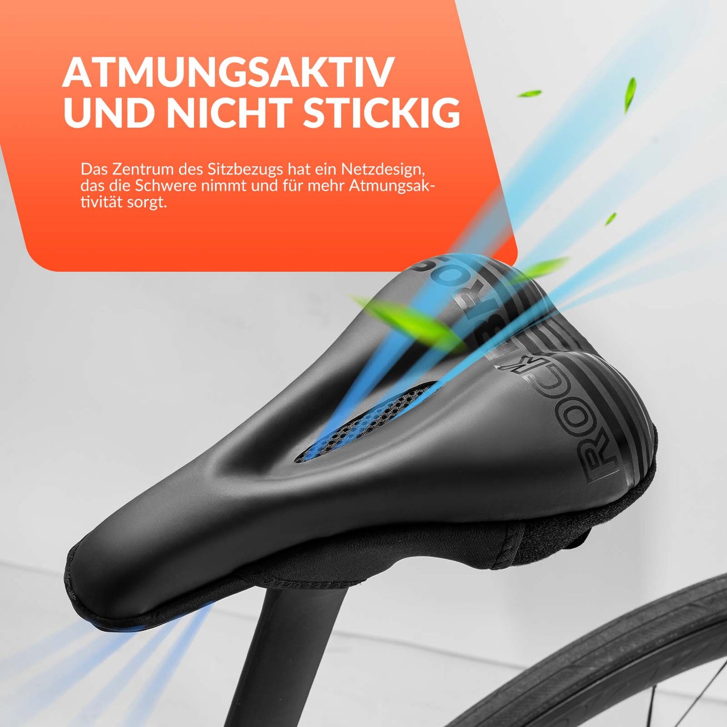 Fietszadelhoes met gelvulling, zachte fietszadelhoes van ROCKBROS