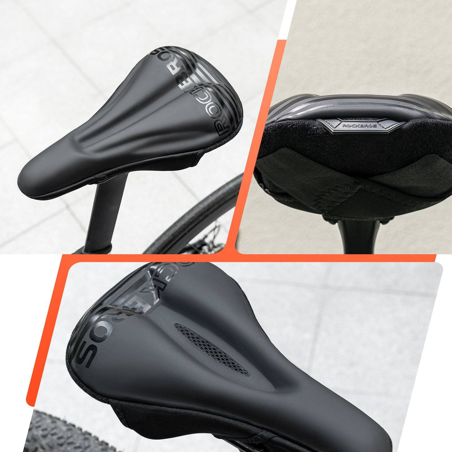 Fietszadelhoes met gelvulling, zachte fietszadelhoes van ROCKBROS