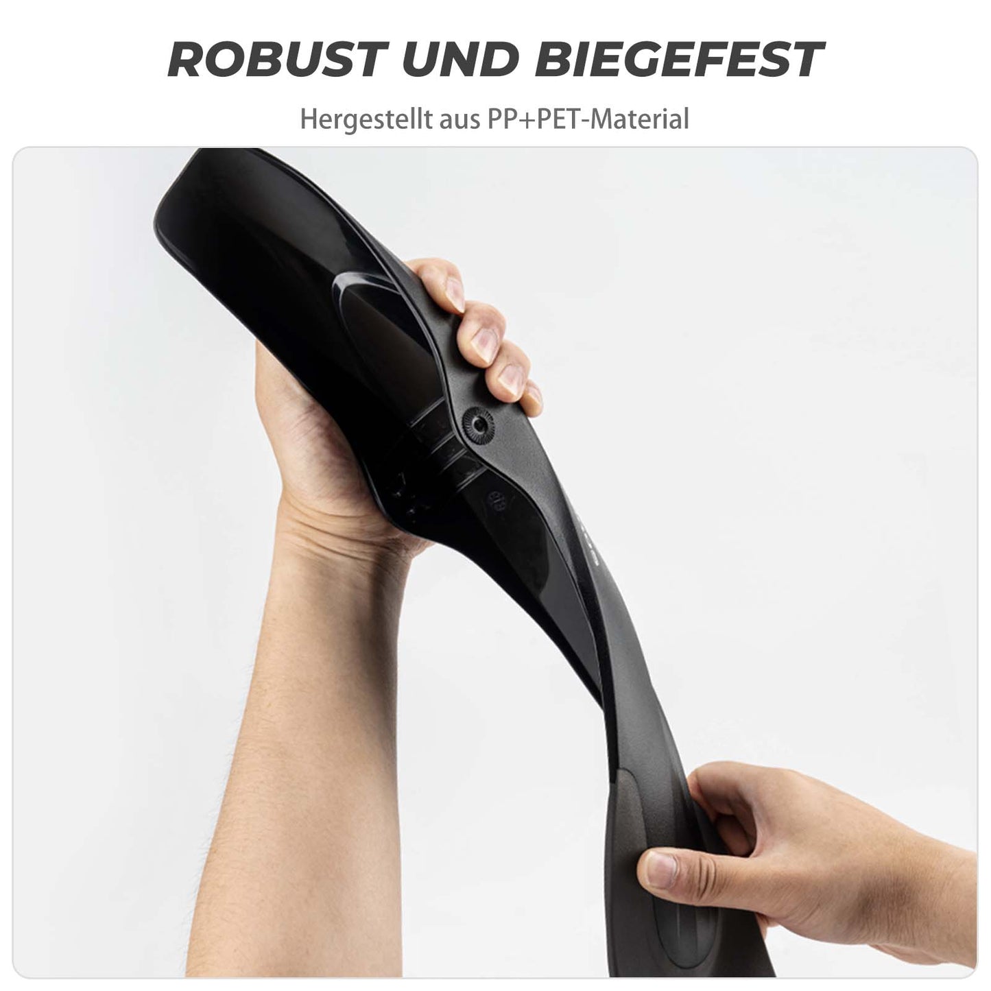 Fietsspatbordenset voor/achter, flexibel en verstelbaar, ROCKBROS