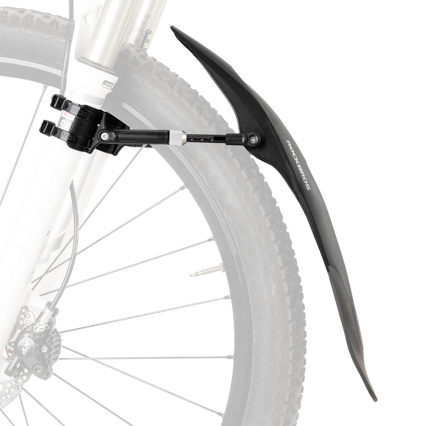 Fietsspatbordenset voor/achter, flexibel en verstelbaar, ROCKBROS