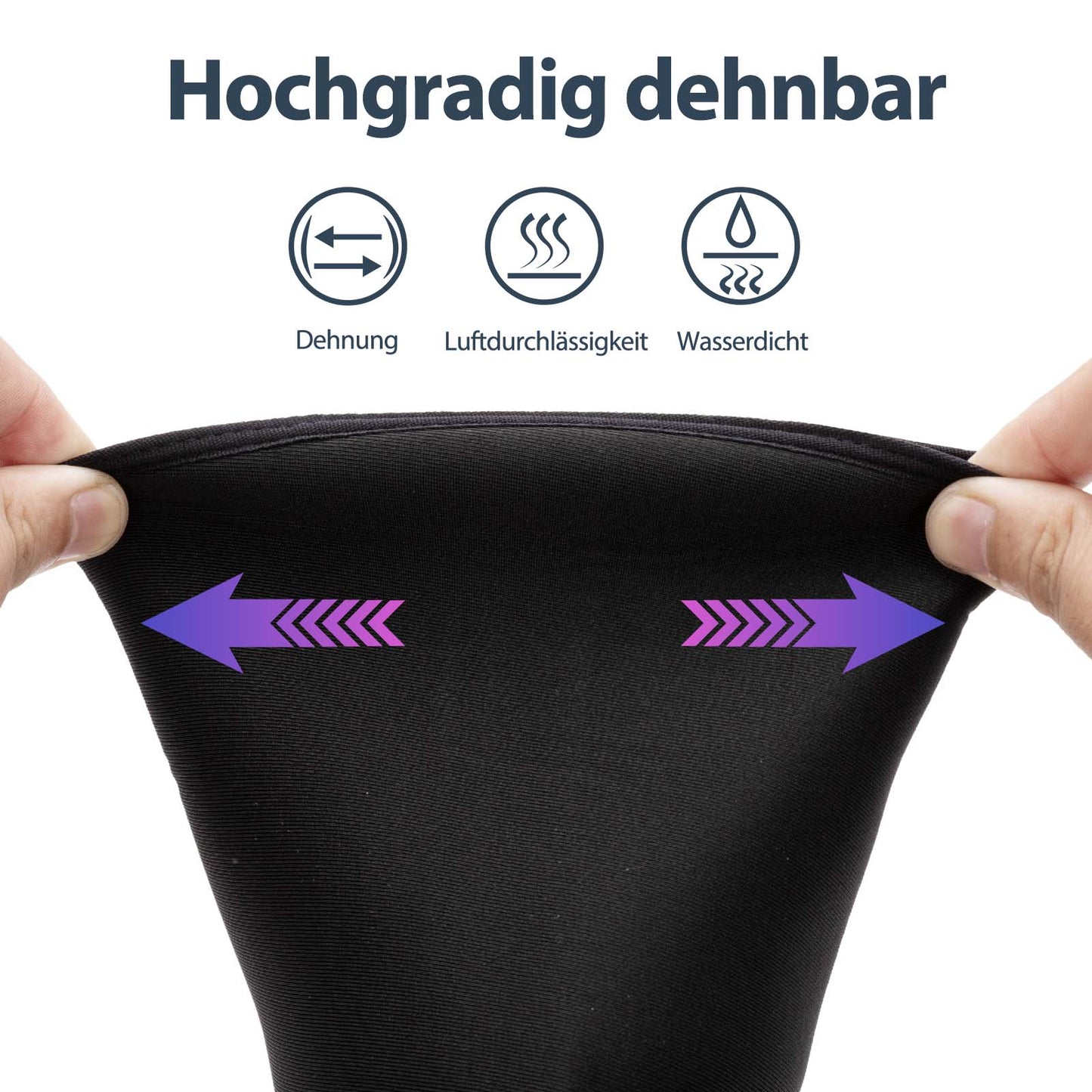 Winterfietsoverschoenen, warme overschoenen voor het fietsen, zwart, ROCKBROS