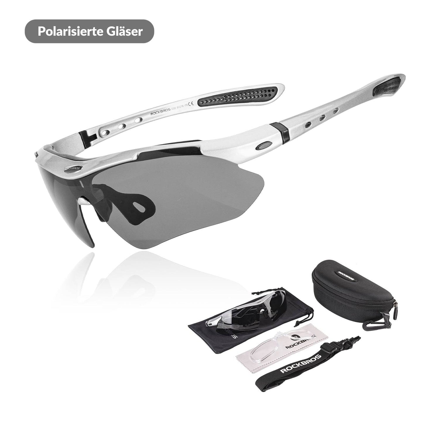 Gepolariseerde fietsbril, zonnebril, UV400-bescherming, ROCKBROS